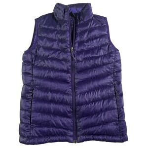 Marmot Womens Purple Down Puffer Vest Size XS TP Outdoor Insulated